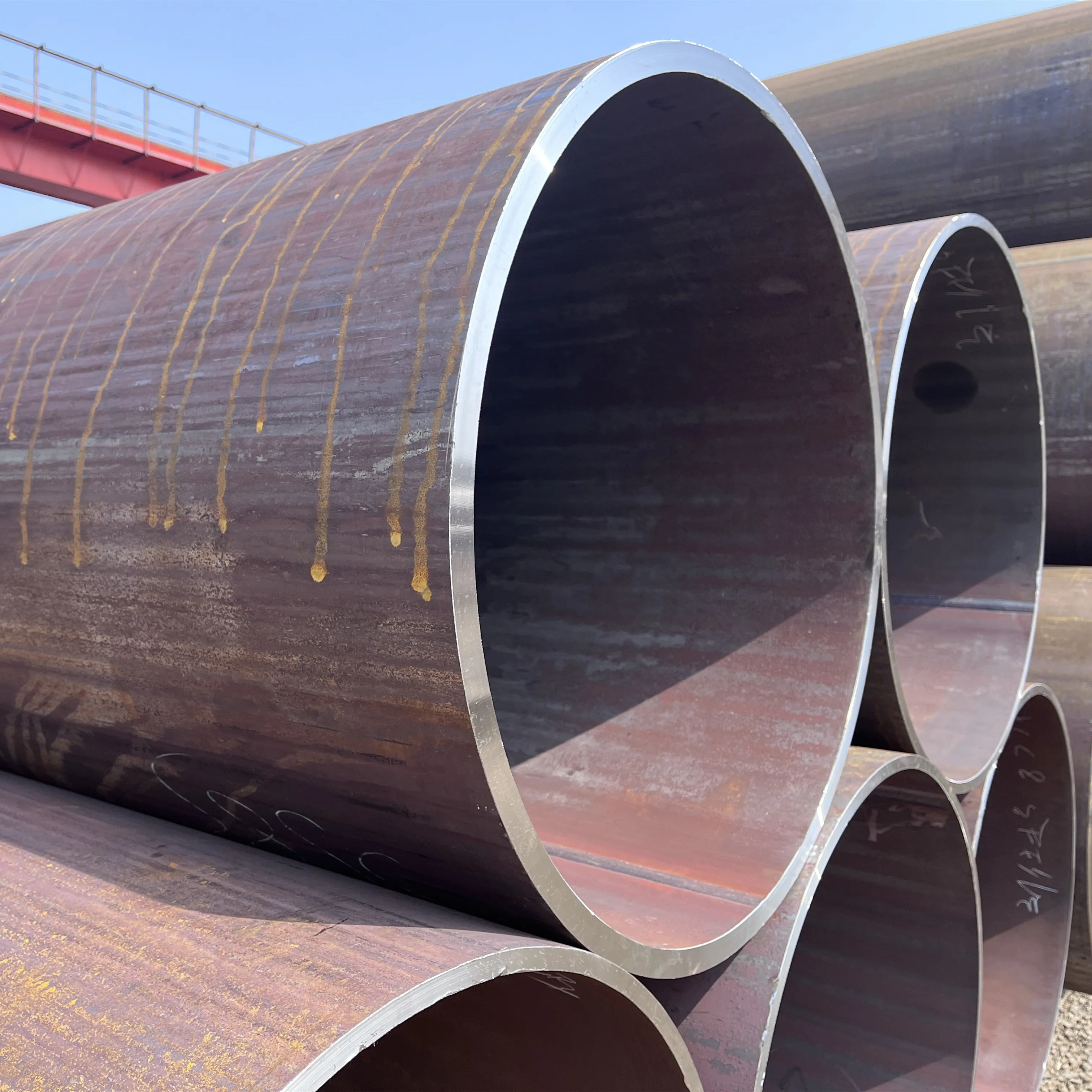 Factory Sale ASTM ERW Welded Spiral Carbon Steel Pipe Used for Gas and Oil Pipeline